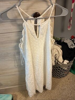 Xtraordinary White Eyelet Midi Dress